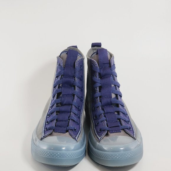 Converse CTAS CX Hi Explore Origin Story Grey Canvas Unisex Sneakers A05204C NWT - Picture 6 of 6